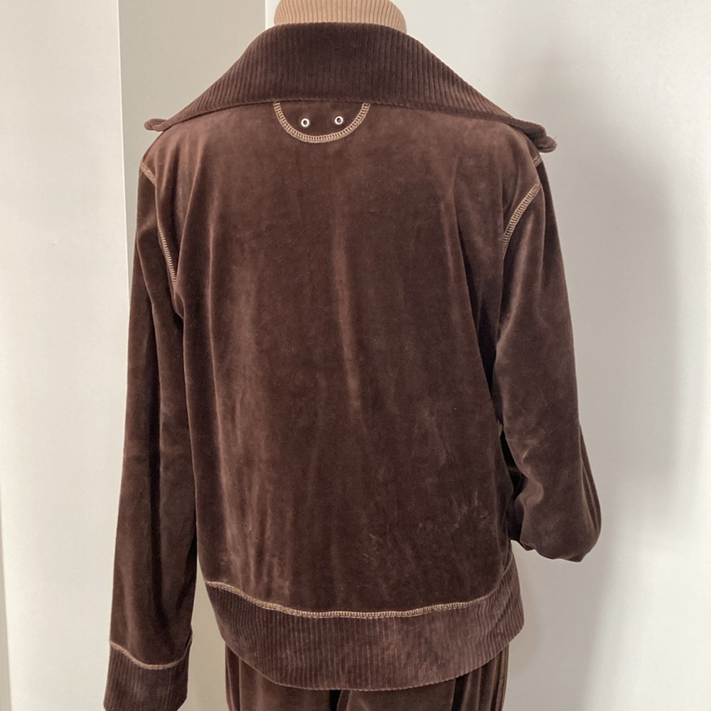 2pc. Jones NY ‘Velour’ Sweatsuit - Picture 3 of 5